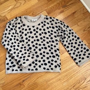 Madewell Polka Dot Sweater S